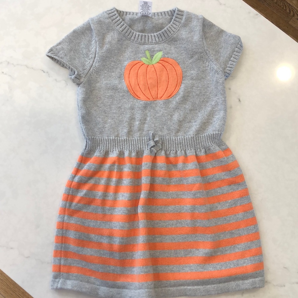Gymboree Pumpkin sweater dress